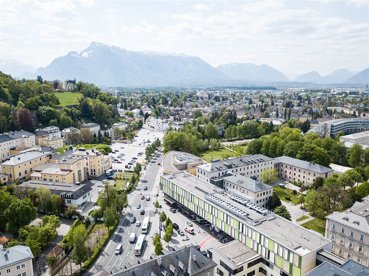 Zugang Uniklinikum Salzburg Campus LKH