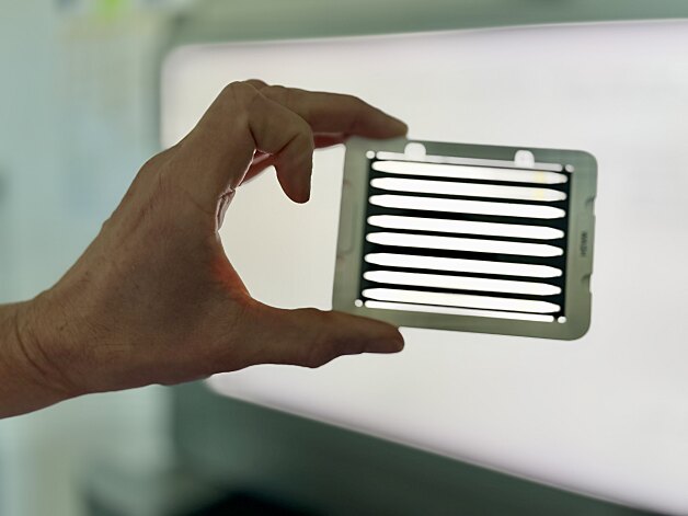 Solche Fließzellen (Flow Cells) sind zentrale Bausteine des Prozesses: Sie nehmen die Proben auf und ermöglichen so die Sequenzierung. 