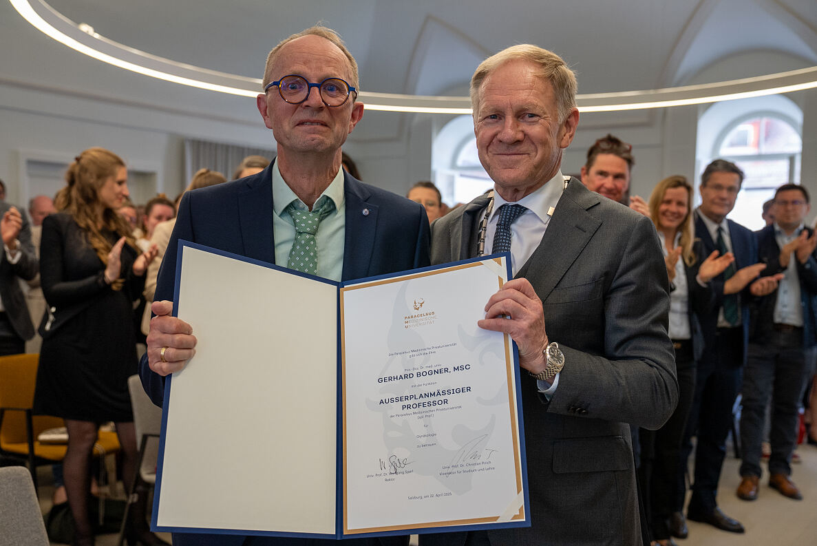 Gynäkologe Gerhard Bogner erhält den begehrten Professorentitel