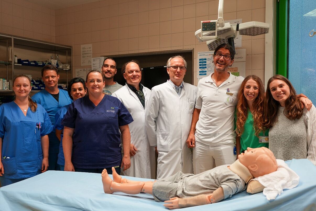 Medizinische Simulation im Kinderzentrum des Uniklinikums Salzburg.